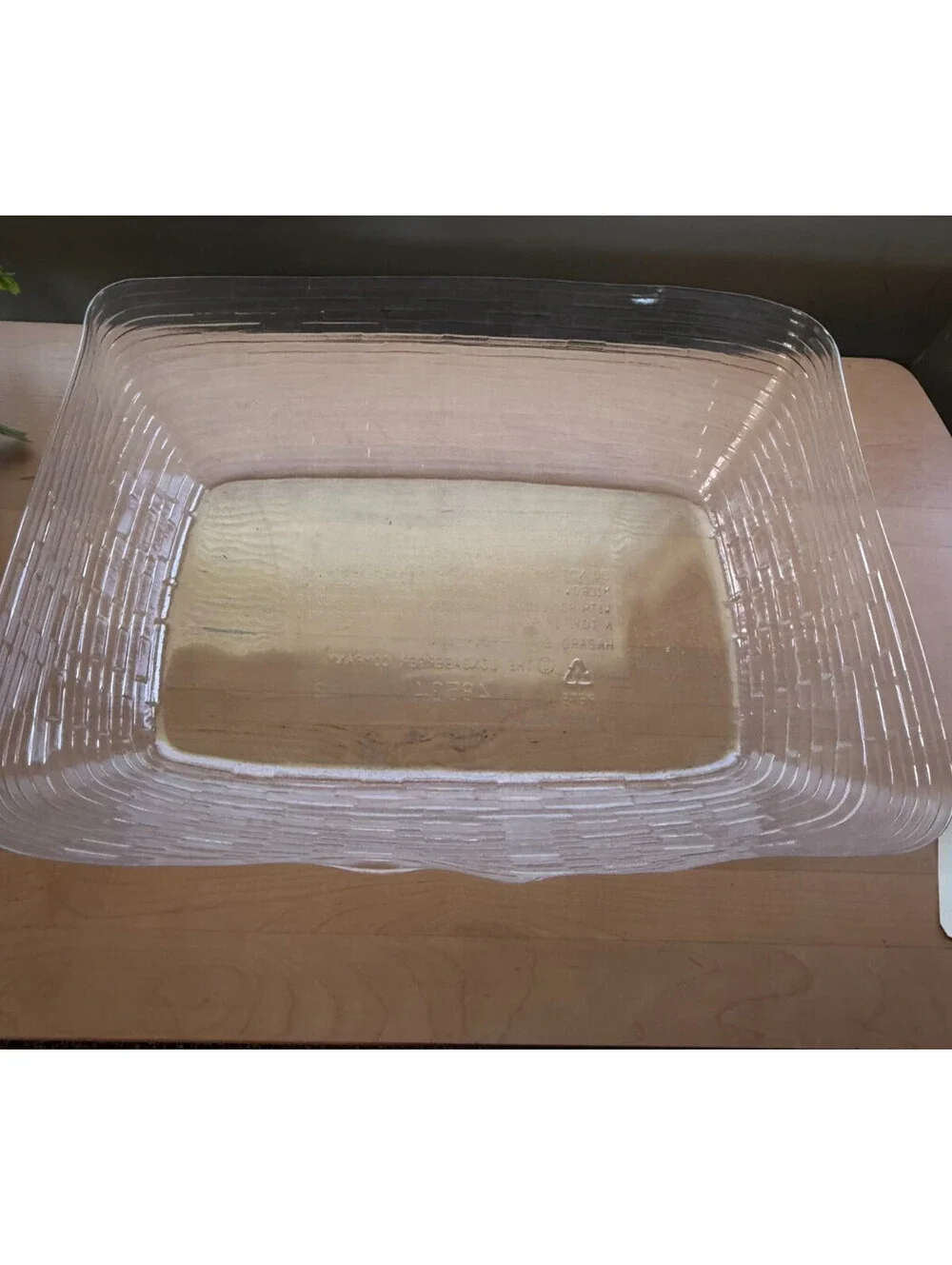 Longaberger Clear Plastic Protector Hostess Treasure Basket #48534